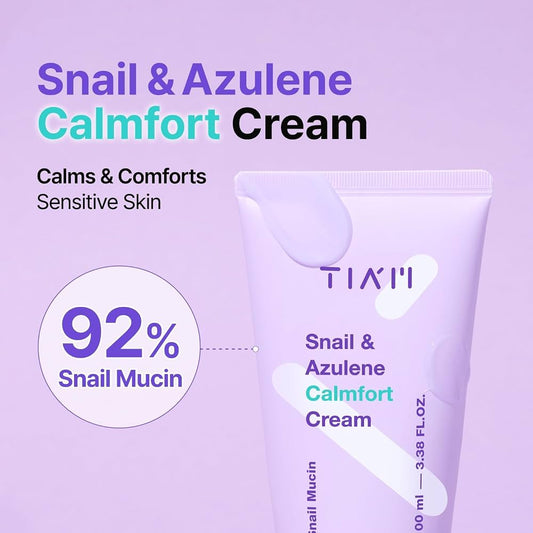 TIA'M snail & azulene calmfort cream