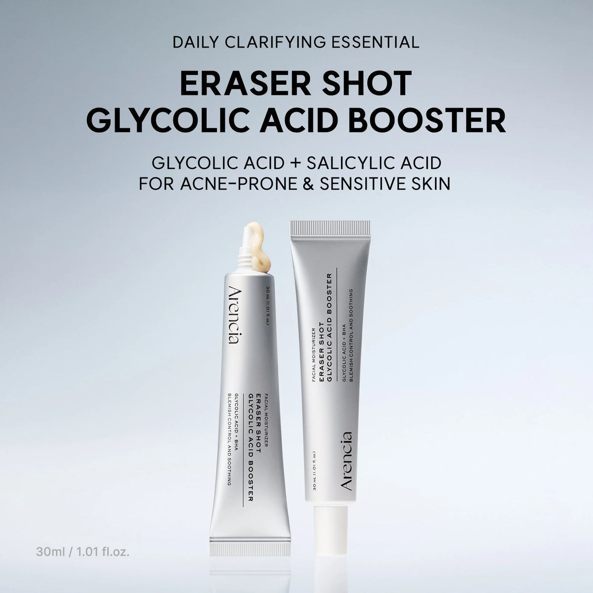 Arencia eraser shot glycolic acid booster