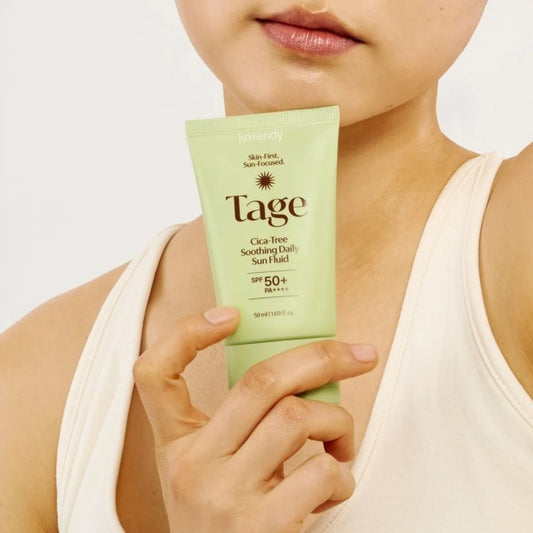 TAGE cica-tree soothing daily sun fluid SPF50+ PA++++