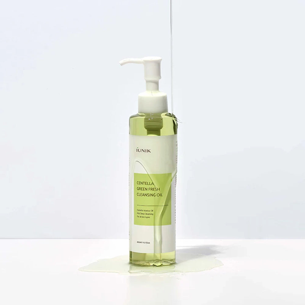 iUNIK centella green fresh cleansing oil — imagen 3