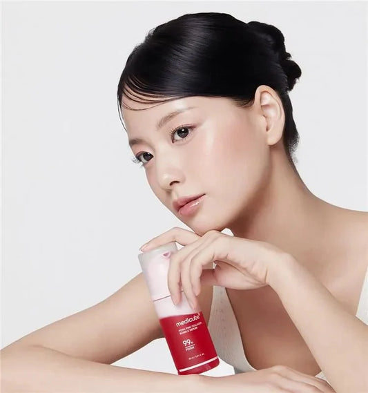 Medicube PDRN pink collagen bubble serum