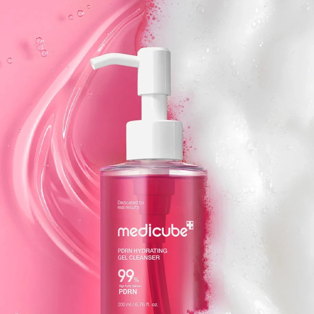 Medicube PDRN pink gel cleanser