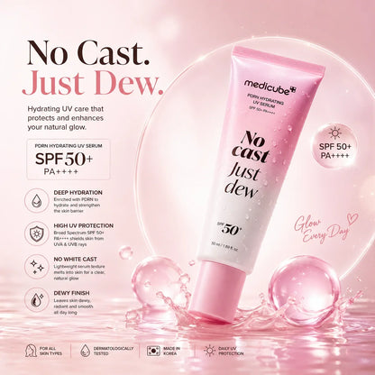 Medicube PDRN hydrating UV serum SPF50+ PA++++