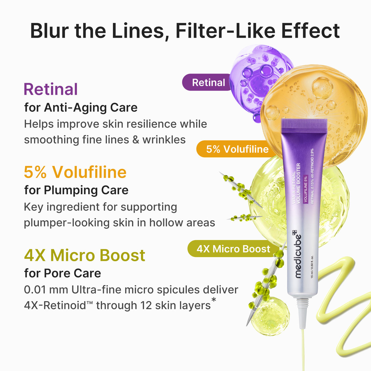 Medicube vita A retinal volume booster 15 ml — imagen 3