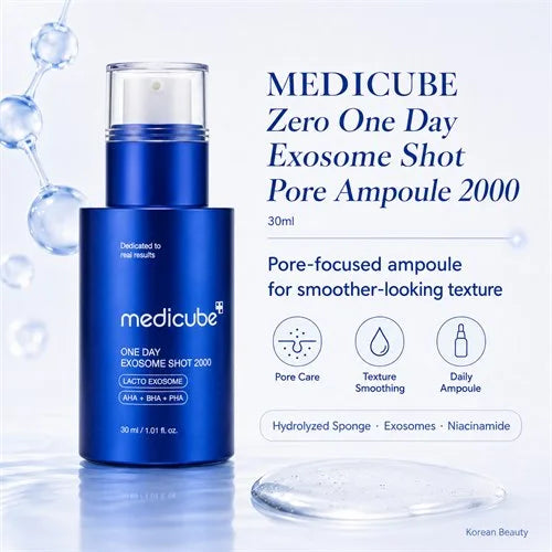Medicube zero one day exosome shot pore ampoule 2000