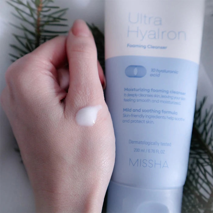 MISSHA super aqua ultra hyalron cleansing foam — imagen 4