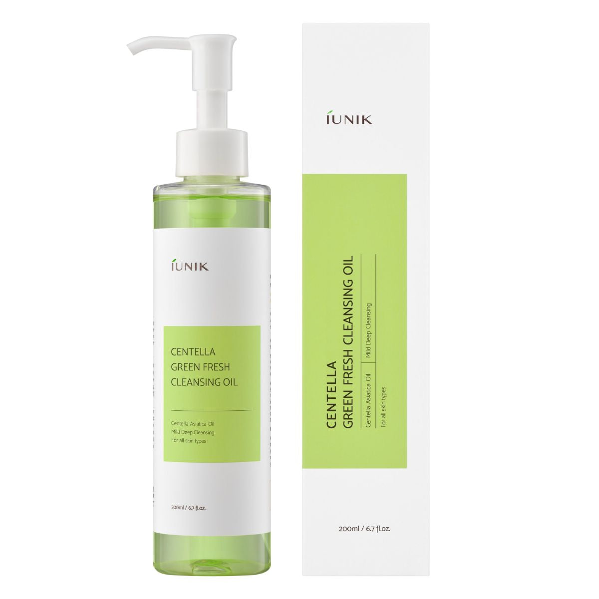 iUNIK centella green fresh cleansing oil — imagen principal