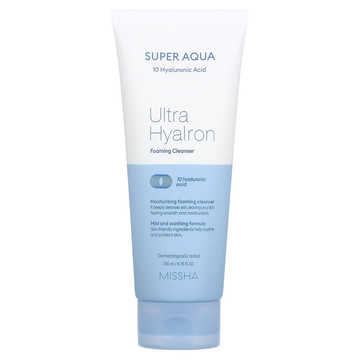 MISSHA super aqua ultra hyalron cleansing foam — imagen principal