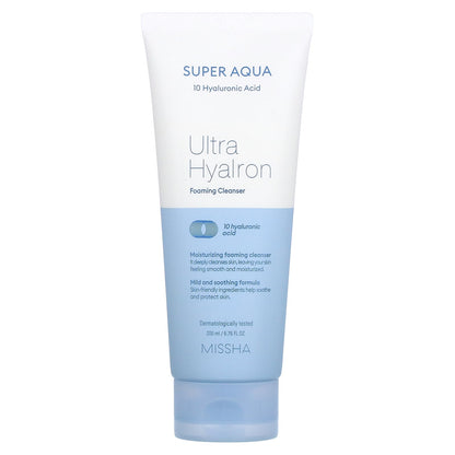 MISSHA super aqua ultra hyalron cleansing foam — imagen principal