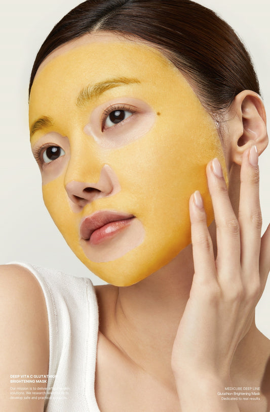 Medicube deep vita C glutathione brightening mask — imagen 2