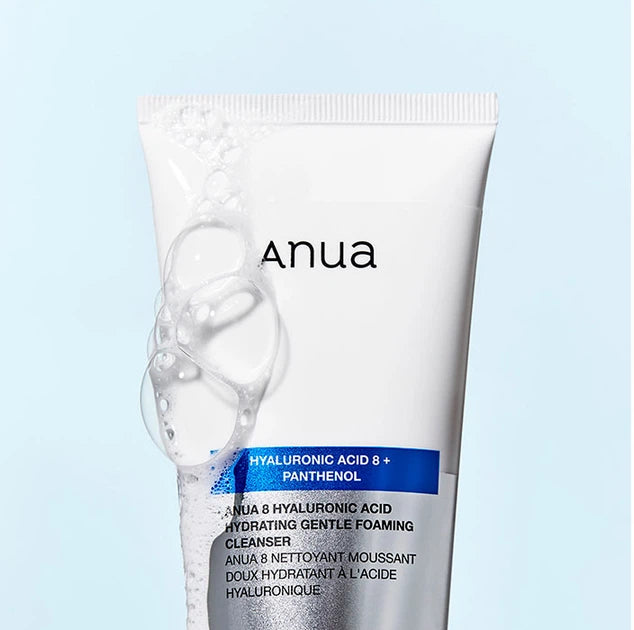 Anua 8 hyaluronic acid hydrating gentle foaming cleanser