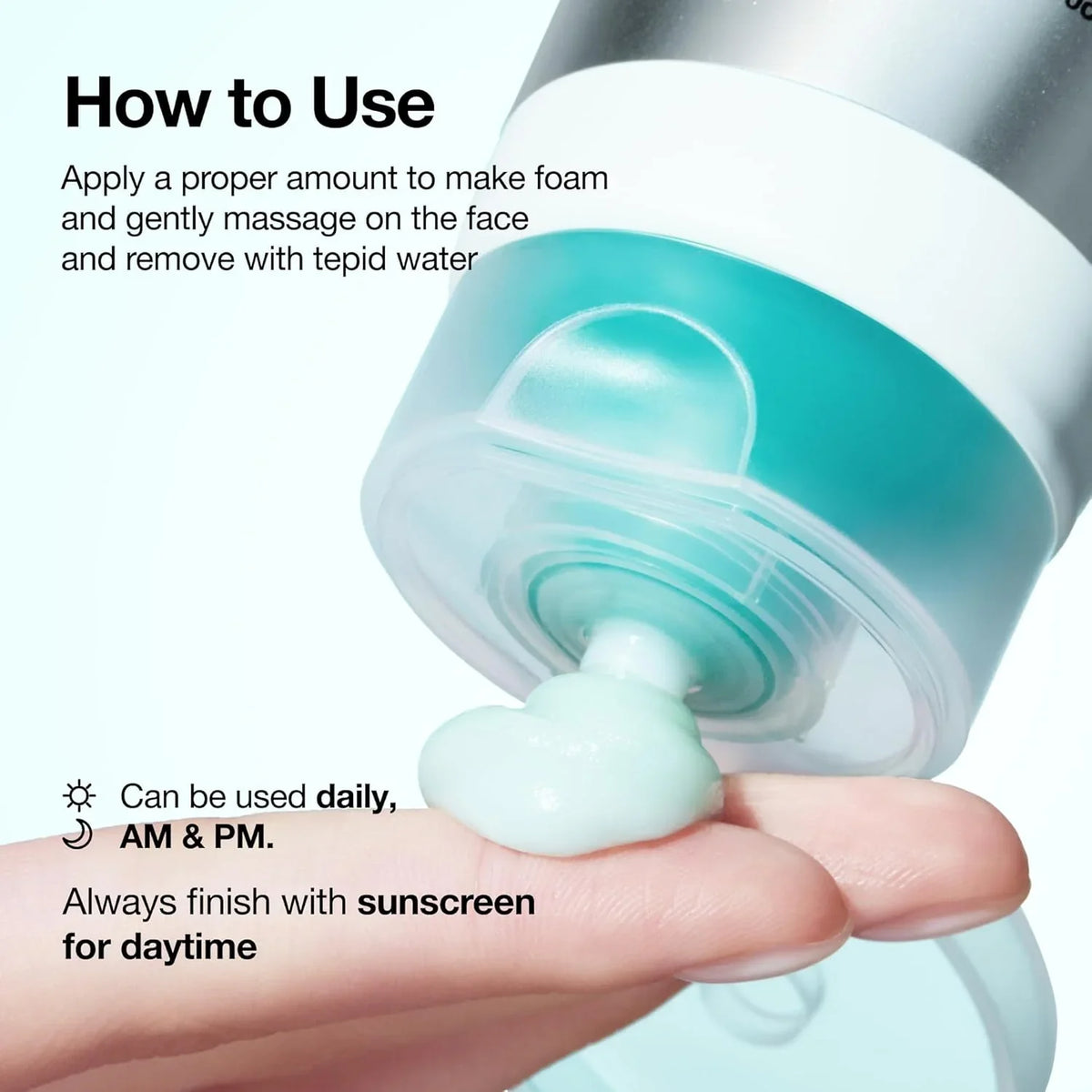 Anua PDRN hyaluronic acid moisturizing cleansing foam