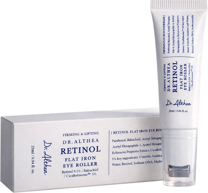 Dr. Althea retinol flat iron eye roller