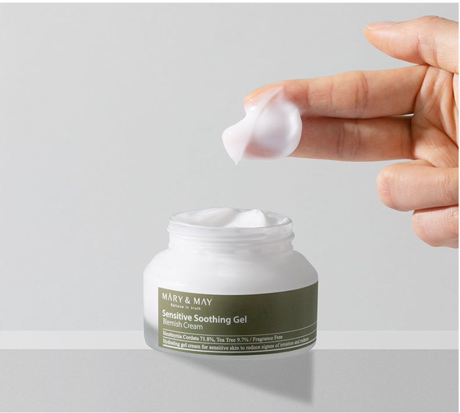 Mary&May sensitive soothing gel blemish cream — imagen 3