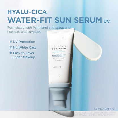 SKIN1004 Madagascar centella hyalu-cica water-fit sun serum SPF50+ PA++++