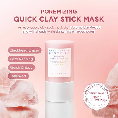 SKIN1004 Madagascar centella poremizing quick clay stick mask