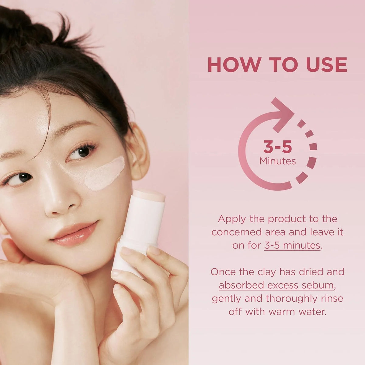 SKIN1004 Madagascar centella poremizing quick clay stick mask