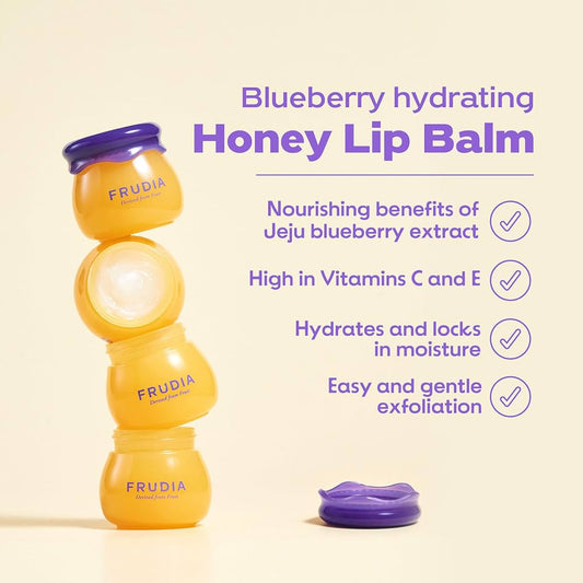 FRUDIA blueberry hydrating honey lip balm