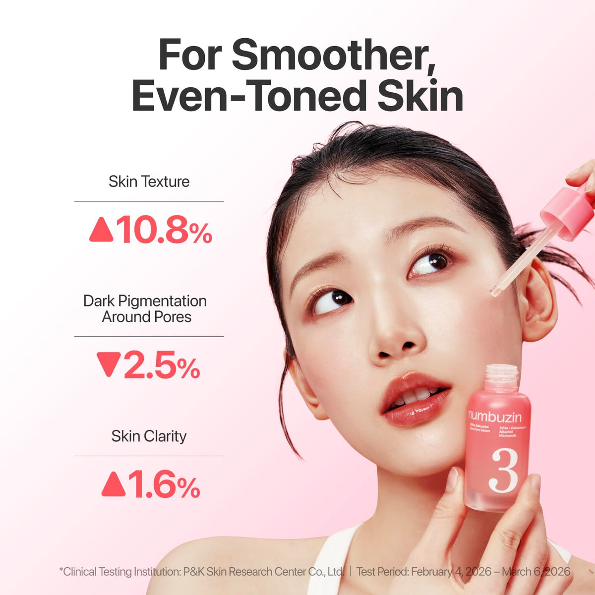 Numbuzin no.3 bifida bakuchiol zero pore serum