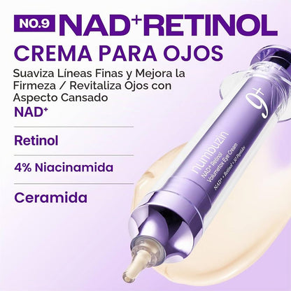 numbuzin no.9 NAD+ retinol volumetox eye cream