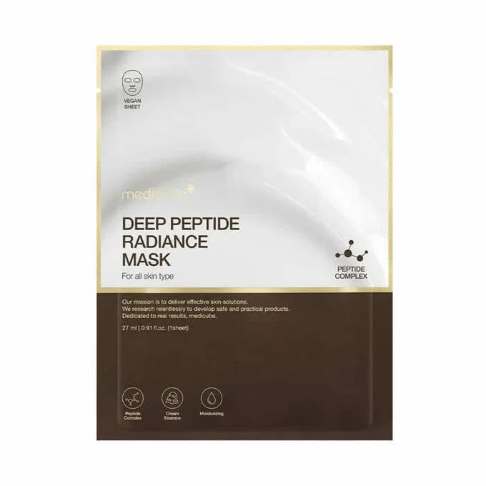 Medicube deep peptide radiance mask