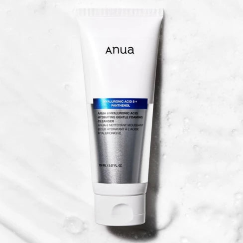 Anua 8 hyaluronic acid hydrating gentle foaming cleanser