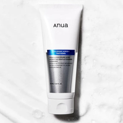 Anua 8 hyaluronic acid hydrating gentle foaming cleanser