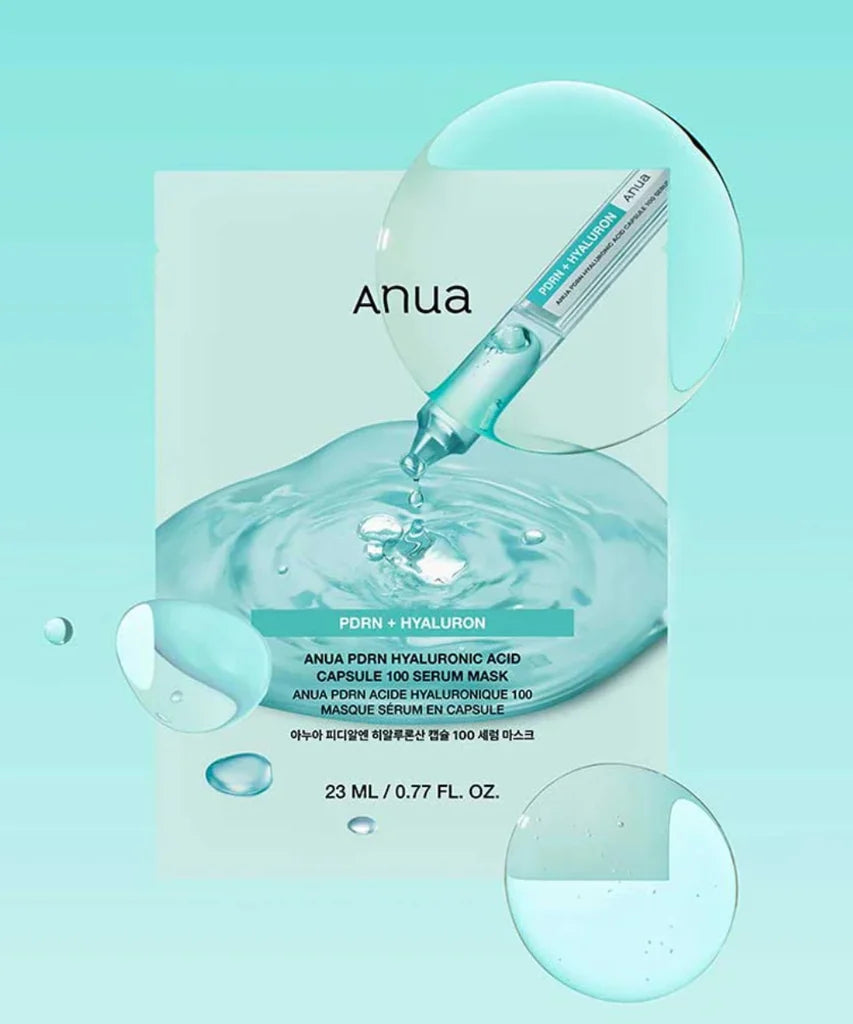 Anua PDRN hyaluronic acid capsule 100 serum mask