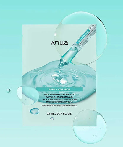 Anua PDRN hyaluronic acid capsule 100 serum mask