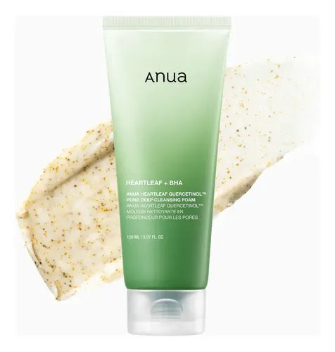 Anua heartleaf quercetinol pore deep cleansing foam