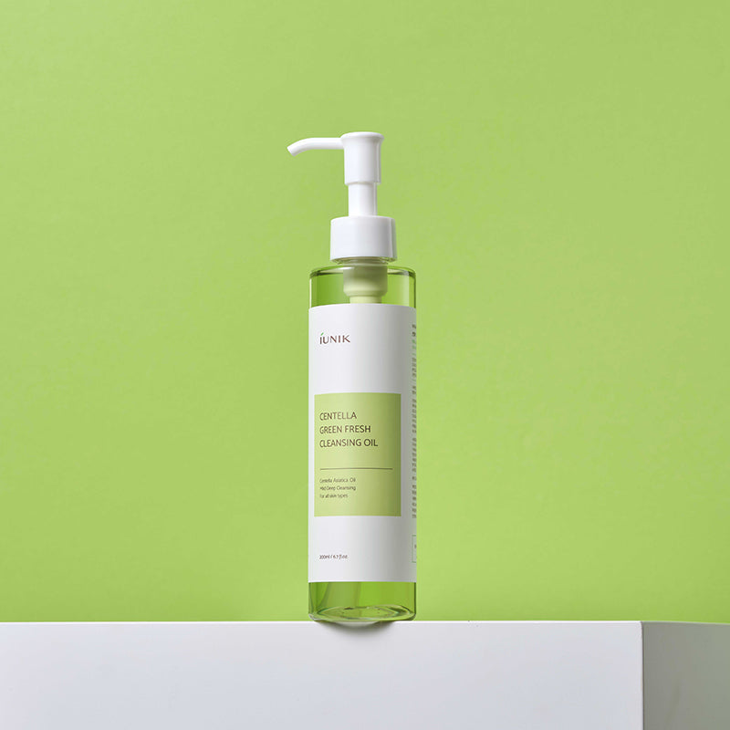 iUNIK centella green fresh cleansing oil — imagen 4