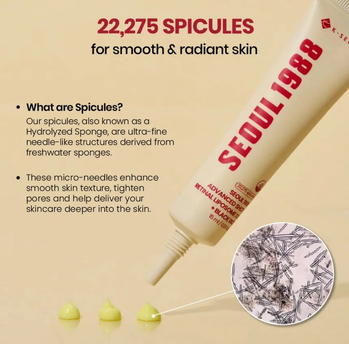 KSECRET SEOUL 1988 advanced shot: retinal liposome 12% + black rice