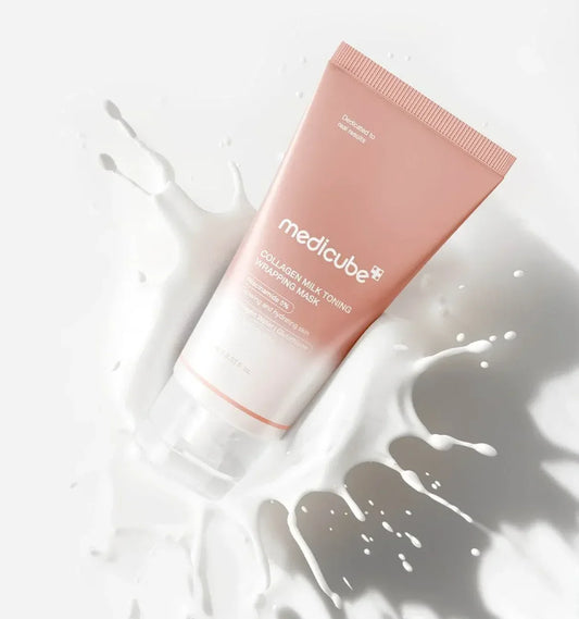 Medicube collagen milk toning wrapping mask