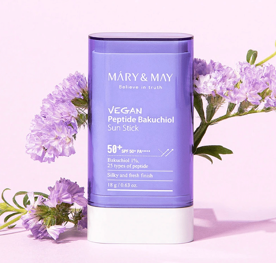 Mary&May vegan peptide bakuchiol sun stick SPF50+ PA++++
