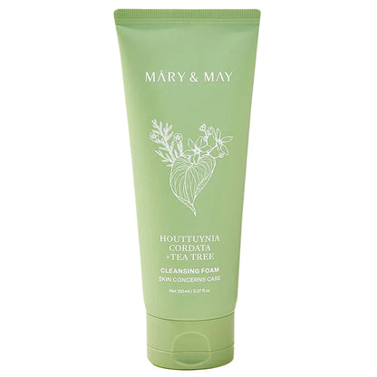 Mary&May houttuynia cordata + tea tree cleansing foam — imagen principal