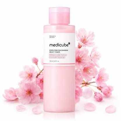 Medicube PDRN pink niacinamide milky toner