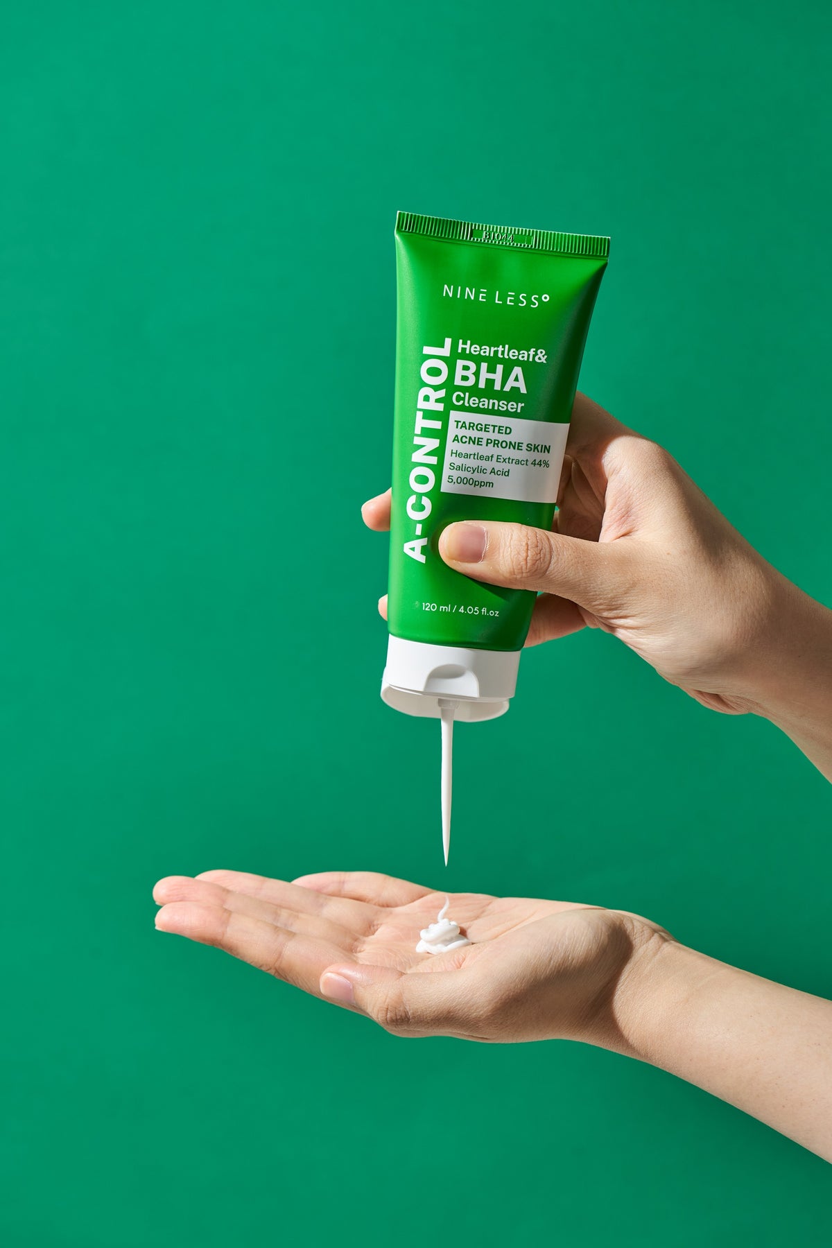 NINELESS A-Control heartleaf & BHA cleanser — imagen 4