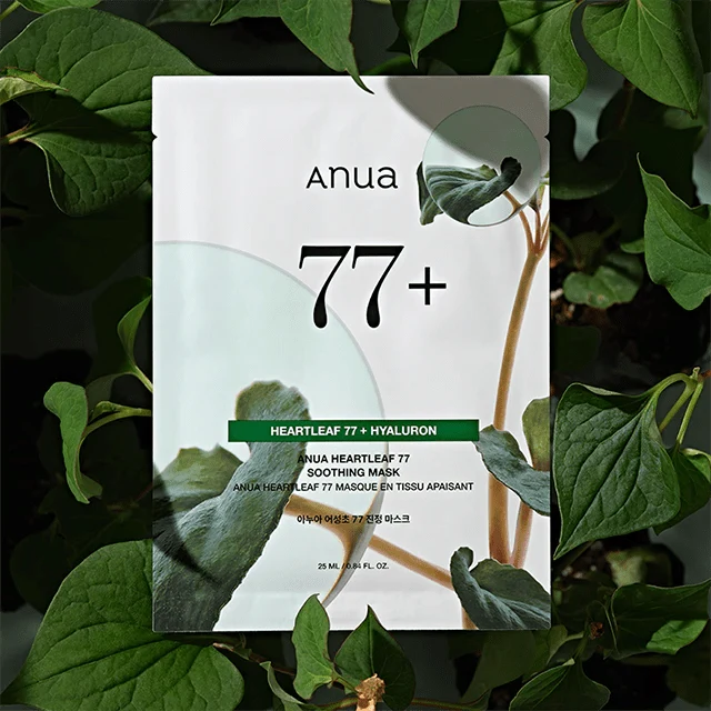 Anua heartleaf 77% soothing sheet mask
