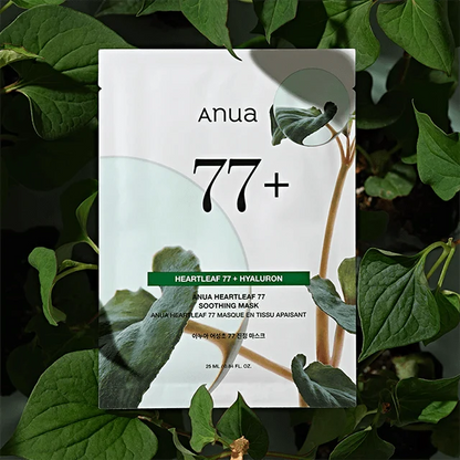 Anua heartleaf 77% soothing sheet mask