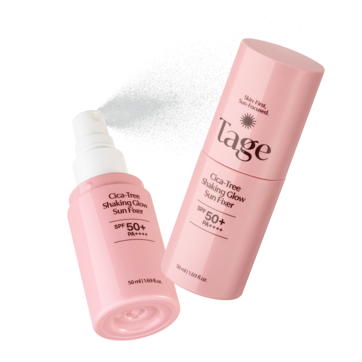 Tage cica-tree shaking glow sun fixer SPF50+ PA++++ 50 ml — imagen 1