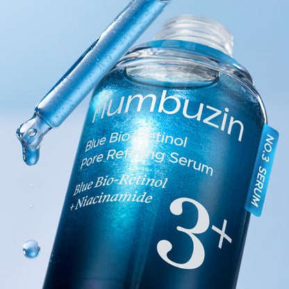 Numbuzin no.3 blue bio-retinol pore refining serum