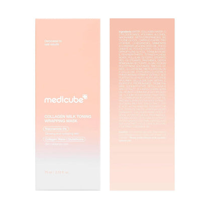 Medicube collagen milk toning wrapping mask