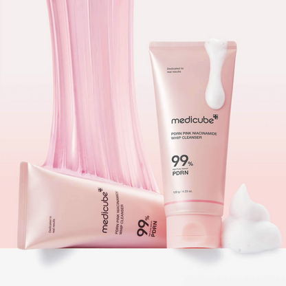 Medicube PDRN pink niacinamide whip cleanser