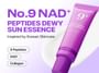 Numbuzin No.9 NAD+ 9 Peptides Dewy Sun Essence SPF50+ PA++++ 50 ml — producto