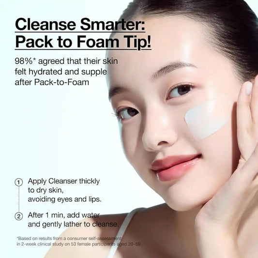 Anua PDRN hyaluronic acid moisturizing cleansing foam