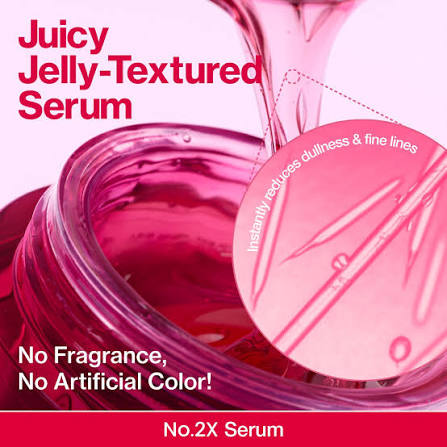 Numbuzin no.2 rose PDRN collagen 2X plumping serum