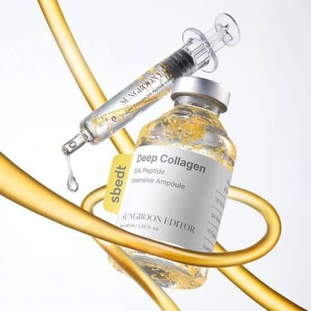 SUNGBOON EDITOR deep collagen silk peptide EGF intensive ampoule