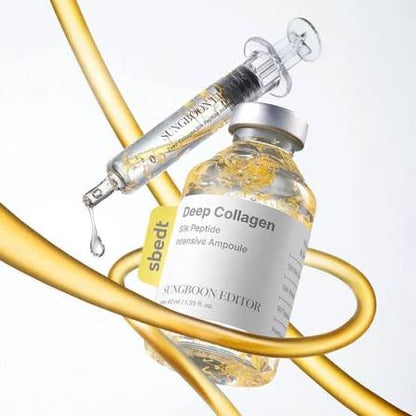 SUNGBOON EDITOR deep collagen silk peptide EGF intensive ampoule