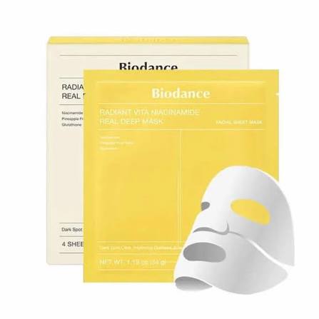 Biodance radiant vita niacinamide real deep mask