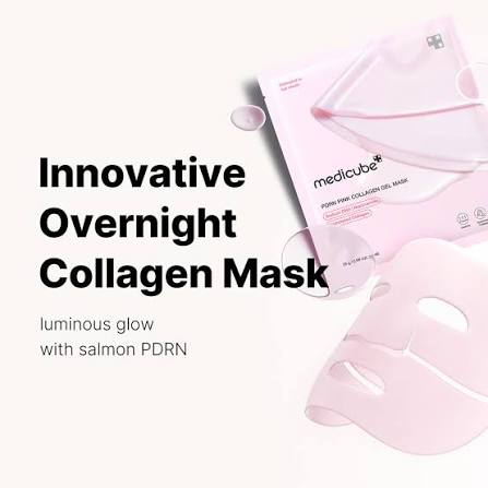 Medicube salmon PDRN pink collagen jelly gel mask